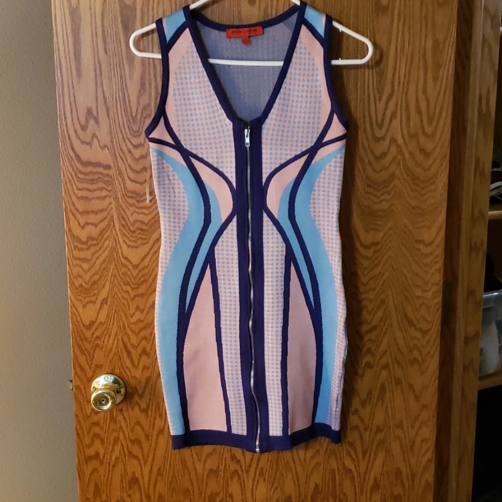 Front zip  dress